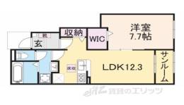 カルムメゾンＫ・２間取り図面