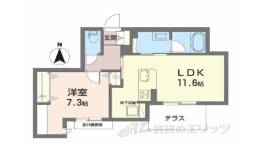 シャーメゾン下鴨間取り図面