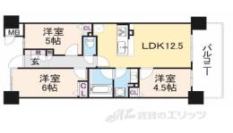 エスリード五位堂駅前間取り図面