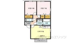 メルベーユ高井田間取り図面