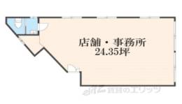 大和郡山市朝日町店舗間取り図面