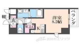 ONLYONE川西中央２間取り図面