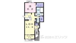 クレメント公文名２間取り図面