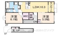 サニーピアッツア　１間取り図面