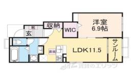 サニーピアッツア　１間取り図面