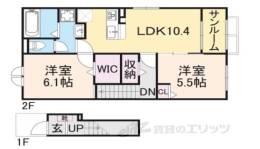 サニーピアッツア　２間取り図面