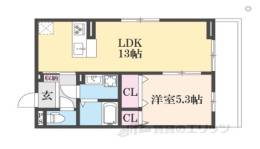 ボヌールメゾンｋａｓｕｇａ２間取り図面