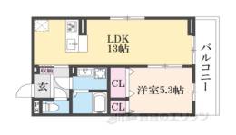 ボヌールメゾンｋａｓｕｇａ２間取り図面