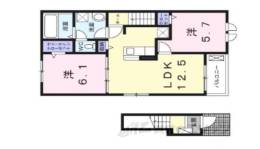 ルナ　ハイツ５間取り図面