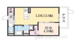 SIDE西ノ京間取り図面