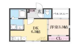 デルソーレ山科間取り図面