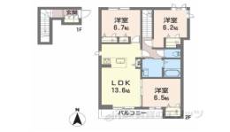 ディモーラＡ間取り図面