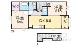 サニーガーデン　Ｍ間取り図面