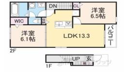 グラン・サフィール１間取り図面