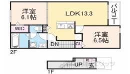 グラン・サフィール１間取り図面