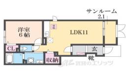 オーブトワ　Ｂ間取り図面