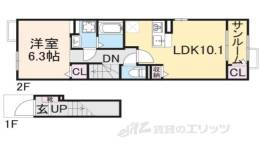 サン・リベール２　Ａ間取り図面