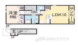サン・リベール　１間取り図面