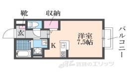 メゾンドゥ長瀬２間取り図面