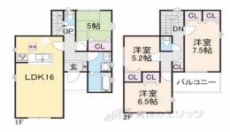 貸家間取り図面