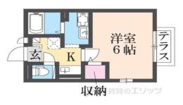 クレールウエスト間取り図面