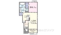 キング・ヒルズ１間取り図面