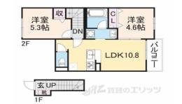 グレーヌ東寺間取り図面