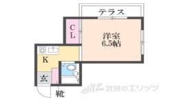 ヒルズ御願塚間取り図面