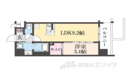 ソルテラス京都西院STATION SIDE間取り図面