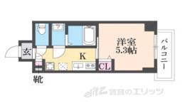 フォーリアライズ昭和南通１間取り図面