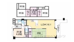 ネオハイツ富雄間取り図面