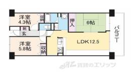 ベルヴィ草津間取り図面