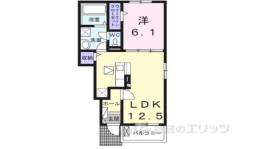クレール聖和B間取り図面
