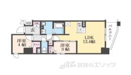 ソルテラスKYOTO西大路　瑠間取り図面