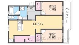 膳所ハイツ６号棟間取り図面