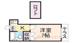 マンショントニオー能勢口第二間取り図面
