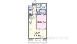 リ：ルーム東近江間取り図面