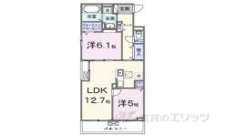 リ：ルーム東近江間取り図面