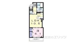 アルティザン九条間取り図面