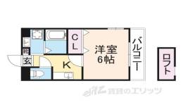 ラフィーネ川西間取り図面