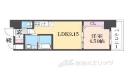 クローバー・レジデンス川西間取り図面