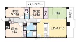 コスモ四条西洞院間取り図面