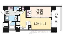 ライオンズ四条烏丸セントマークス間取り図面