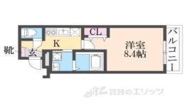 フジパレス大物駅南３番館間取り図面