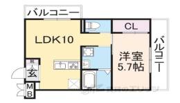 桂ドミール間取り図面