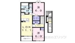 プリュニエ　キャトル間取り図面