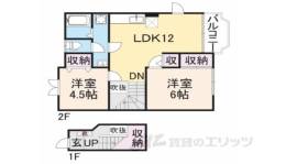 オリーブ長尾間取り図面