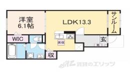 カーサ　Ｋ　スワン１間取り図面
