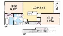 カーサ　Ｋ　スワン１間取り図面