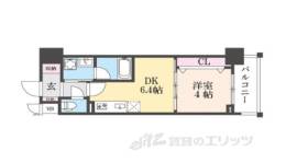 ベラジオ雅び京都円町駅前間取り図面